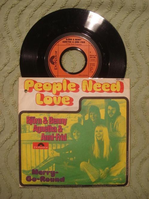 ABBA 7" Vinyl Single: ‘People need love’ (Duitsland), Cd's en Dvd's, Vinyl Singles, Single, Pop, 7 inch, Ophalen of Verzenden