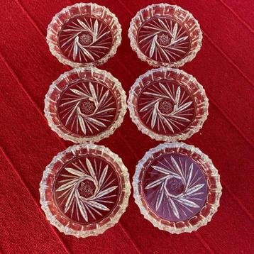 Onderzetters - glas - 6 stuks beschikbaar voor biedingen