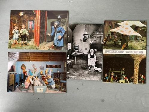 4 x vintage ansichtkaart sprookjesbos Valkenburg oa Roodkapj, Verzamelen, Ansichtkaarten | Nederland, Ongelopen, Limburg, 1960 tot 1980
