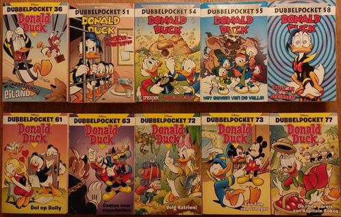 Donald Duck en Mickey dubbelpockets, pockets en boeken, Boeken, Stripboeken, Zo goed als nieuw, Meerdere stripboeken, Ophalen of Verzenden
