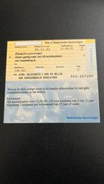 Railrunner vervoerbewijs voor kinderen, Ophalen of Verzenden, Nieuw, Trein, Kaart of Prent