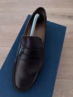 Van Bommel heren schoenen maat 9, Ophalen, Zo goed als nieuw, Bruin, Loafers