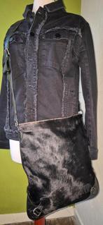 Mexx koeienhuid leren tas, Sieraden, Tassen en Uiterlijk, Tassen | Damestassen, Ophalen of Verzenden, Bruin, Schoudertasje