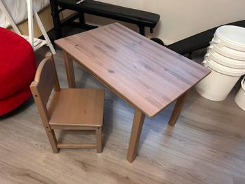 Kinder Tafel en Stoel - Zeer Goede Staat! 25e IKEA Sundvik beschikbaar voor biedingen