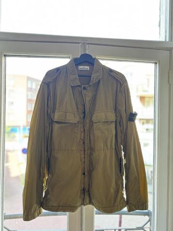 STONE ISLAND JAS GARMENT DYED GROEN / LEGERGROEN MAAT XXL  beschikbaar voor biedingen