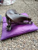 Vintage pepper primus Fietszadel met Veren, Gebruikt, Oldtimer, Ophalen of Verzenden, Brooks