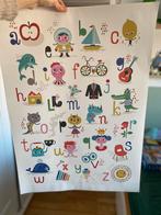 Alfabet poster kinderkamer petit Monkey - leuke illustraties, Ophalen of Verzenden, Gebruikt, Wanddecoratie