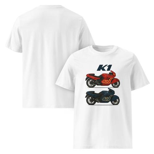 BMW K1 T-shirt - Alle maten beschikbaar, Kleding | Heren, T-shirts, Nieuw, Overige maten, Wit, Verzenden