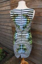Jurk wit/ groen Etoile du Monde mt 2 (S) OPRUIMING Vaste pr, Kleding | Dames, Jurken, Etoile du Monde, Ophalen of Verzenden, Zo goed als nieuw