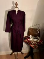 CKS DRESS DONKERROOD MIDI, Kleding | Dames, Verzenden, Zo goed als nieuw, Maat 36 (S), CKS