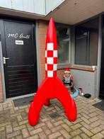 Vintage Kuifje Raketbeeld Decoratie XXL, Verzamelen, Ophalen, Gebruikt, Beeldje of Figuurtje, .