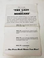 PRESS BOOK - the last of the mohicans -, Ophalen of Verzenden, Gebruikt, Overige typen