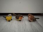 3 superkleine vogel beeldjes, Ophalen of Verzenden, Zo goed als nieuw, Dier