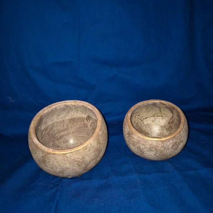 Zeer mooi!!  2 x bloempot waxinelicht van Brynxz Jewel goud, Huis en Inrichting, Woonaccessoires | Kandelaars en Kaarsen, Zo goed als nieuw