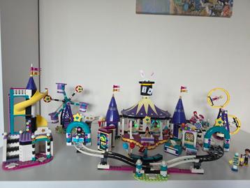 Lego friends 2 sets: kermisachtbaan en reuzenrad + glijbaan beschikbaar voor biedingen