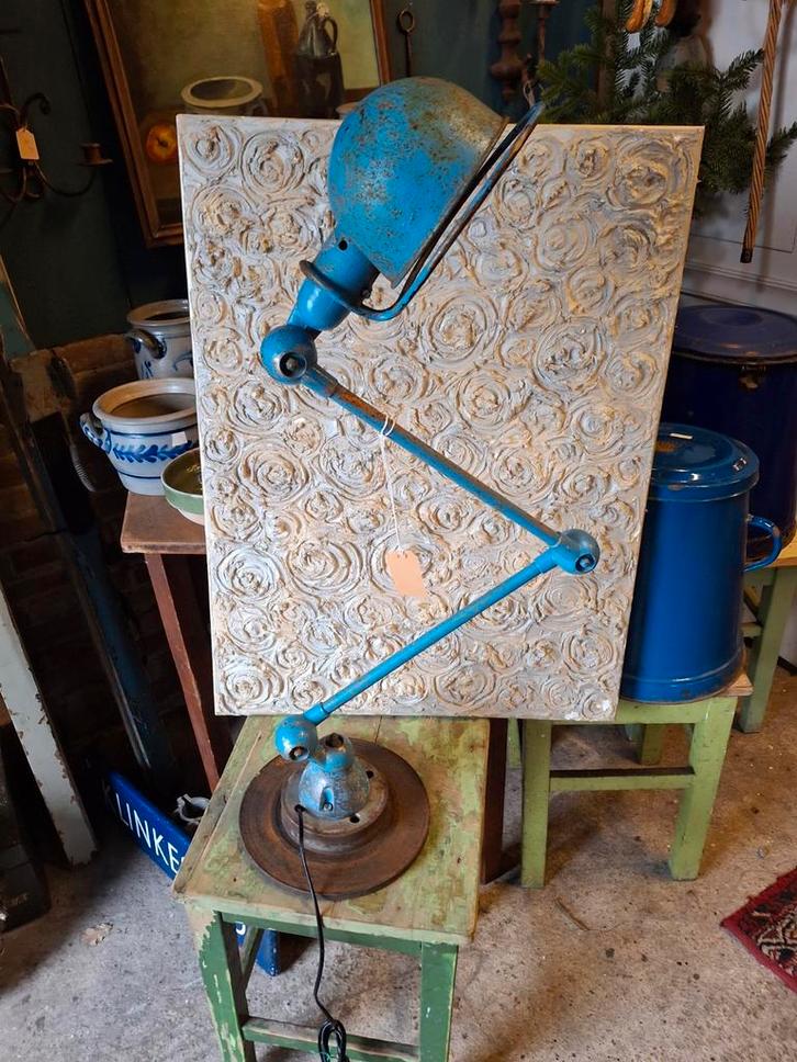 Mooie Vintage Jielde Lamp - Frankrijk, Huis en Inrichting, Barren, Gebruikt, Ophalen of Verzenden