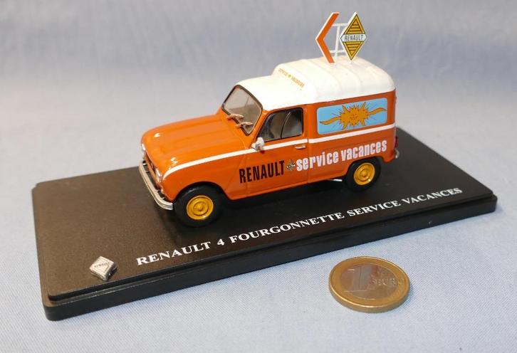 Altaya Ixo 1/43 : Renault 4 Fourgonnette "SERVICE VACANCES", Hobby en Vrije tijd, Modelauto's | 1:43, Nieuw, Auto, Universal Hobbies