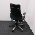 BMA Axia, Pro Max, Bureaustoel, Zwart leer, Hoge rug, Leder,, Gebruikt, -, Zwart, -