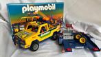 Vintage playmobil set serviceauto met kar 3618, Ophalen of Verzenden, Zo goed als nieuw, Complete set