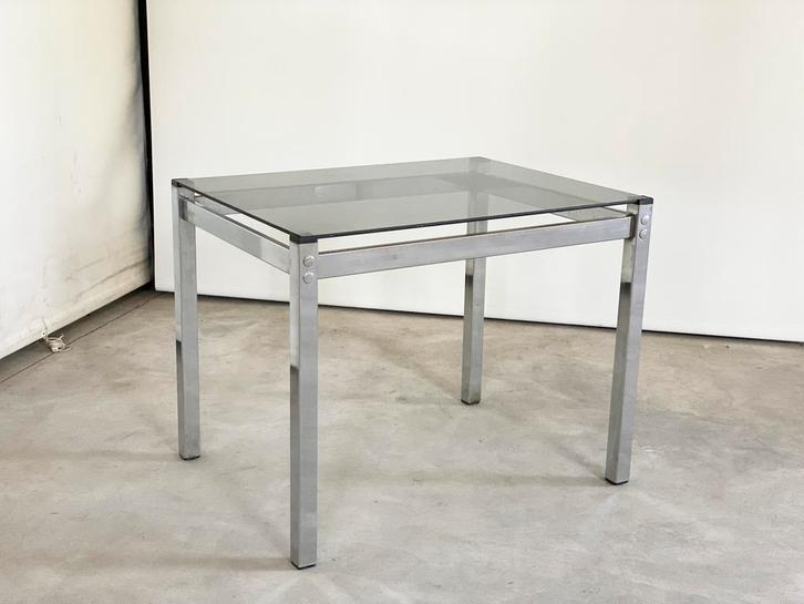 Vintage chroom sidetable, Antiek en Kunst, Antiek | Meubels | Tafels, Ophalen of Verzenden