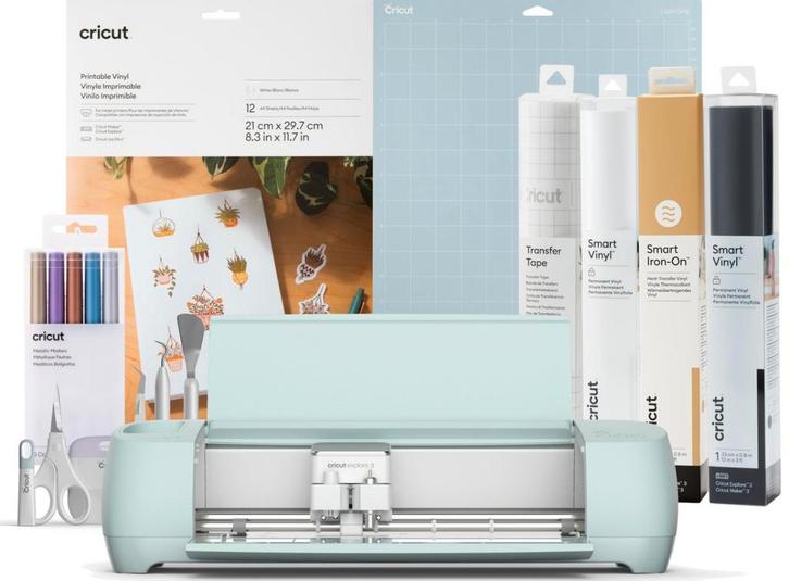 Cricut explore 3 + heat press en toebehoren, Hobby en Vrije tijd, Knutselen, Nieuw, Materiaal, Ophalen of Verzenden