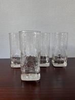 Grote Vintage Cube Longdrinkglazen, Highball Glazen, Huis en Inrichting, Keuken | Servies, Glas of Glazen, Ophalen of Verzenden