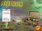 Chafing Dish huren incl. brandpasta Halloween, Ophalen, Nieuw, Halloween of Griezel