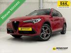 Alfa Romeo Stelvio 2.0 T AWD B-Tech Panodak Leer Navi Carpla, 1995 cc, Zwart, 4 cilinders, Leder