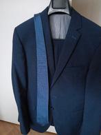 Heel mooi blauw pak, kostuum, maat 50, Carl Gross, stropdas, Carl Gross, Ophalen of Verzenden, Zo goed als nieuw, Maat 48/50 (M)