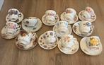 12 kopjes met schotel, theekopjes.Royal Albert, Royal Ascot., Antiek en Kunst, Antiek | Servies compleet, Ophalen of Verzenden