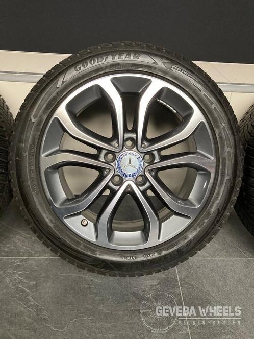 17” originele Mercedes C W205 velgen + winterbanden breedset, Auto-onderdelen, Banden en Velgen, Banden en Velgen, Winterbanden