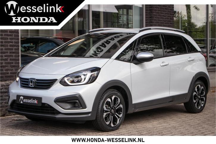 Honda Jazz 1.5 e:HEV Crosstar - Honda Sensing | Apple cp/And, Auto's, Honda, Bedrijf, Te koop, Jazz, ABS, Achteruitrijcamera, Adaptive Cruise Control
