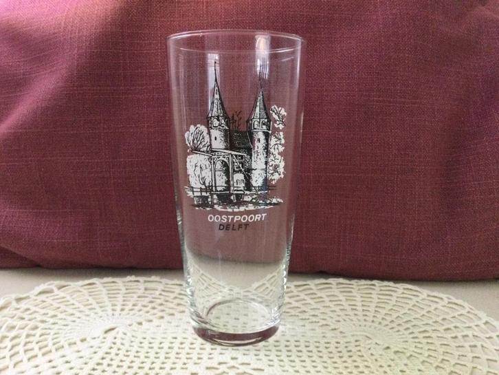 6 retro limonade glazen, Verzamelen, Glas en Borrelglaasjes, Gebruikt, Overige typen, Ophalen of Verzenden