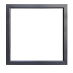 Vast Raam Kozijn | Kunststof | 100 X 100 Cm | Antraciet RAL, Niet ingevuld, Kunststof, Raamkozijn, Niet ingevuld