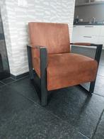Fauteuil cognac kleurig, Huis en Inrichting, Woonaccessoires | Krantenbakken en Lectuurbakken, Ophalen, Gebruikt