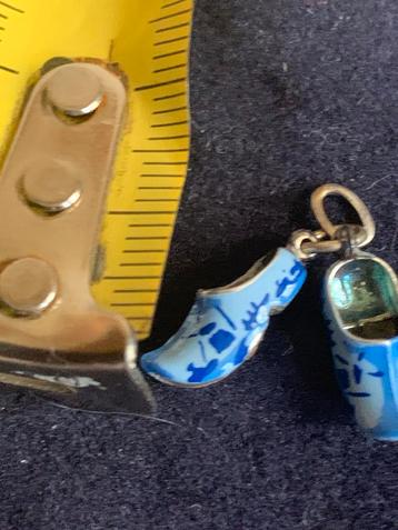 Zilver Delft Blauw Bedel of hanger beschikbaar voor biedingen