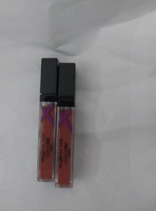 2 nieuwe max factor lipgloss (advr 145), Sieraden, Tassen en Uiterlijk, Uiterlijk | Cosmetica en Make-up, Nieuw, Lippen, Bruin