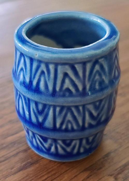 Vintage tandenstokerpotje – keramiek, Antiek en Kunst, Antiek | Keramiek en Aardewerk, Ophalen of Verzenden