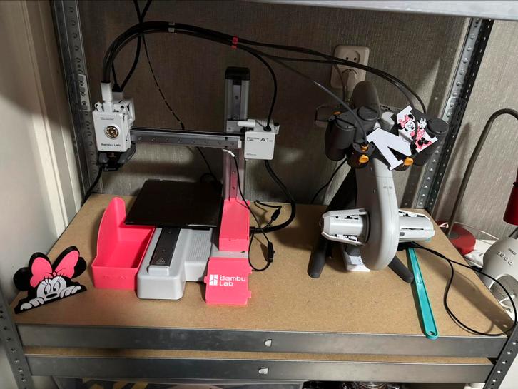 Bambu lab A1 mini met AMS, Computers en Software, 3D Printers, Zo goed als nieuw, Ophalen