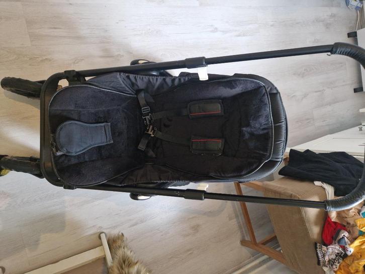 Kinderwagen, Kinderen en Baby's, Kinderwagens en Combinaties, Gebruikt, Kinderwagen, Overige merken, Luchtbanden, Verstelbare duwstang