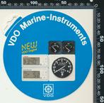 Sticker: VDO - Marine Instruments (1), Ophalen of Verzenden, Zo goed als nieuw, Bedrijf of Vereniging