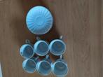 Thee servies 6 delig, Antiek en Kunst, Antiek | Servies compleet, Ophalen of Verzenden