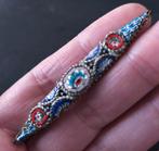 Vintage Micro Mozaïek Broche, Sieraden, Tassen en Uiterlijk, Broches, Overige materialen, 4 tot 7 cm, Gebruikt, Overige kleuren