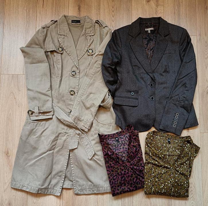 Set dameskleding 40/42 (M/L): 4 stuks incl zomerjas, colbert, Kleding | Dames, Dames-kledingpakketten, Zo goed als nieuw, Maat 38/40 (M)