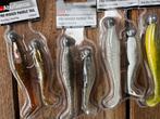 setjes abu garcia pre rigged paddle tail shads 8 cm  en 10cm, Haak, Abu garcia, Ophalen of Verzenden, Sale