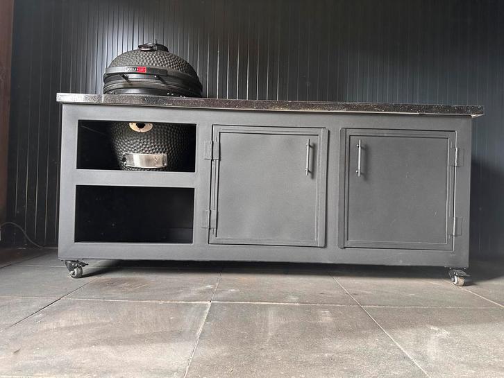 Buitenkeukens met granieten blad, Tuin en Terras, Buitenkeukens, Nieuw, Houtskool, Ophalen of Verzenden