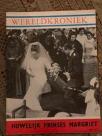 Wereldkroniek Huwelijk Prinses Margriet, Nederland, Tijdschrift of Boek, Ophalen of Verzenden, Zo goed als nieuw