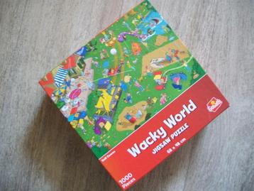 Puzzel Wacky World, Golf Course, 1000 stukjes beschikbaar voor biedingen