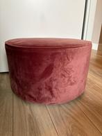 WOOOD Sara poef, Ophalen, Zo goed als nieuw, Rond, 50 tot 75 cm