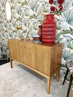Vintage dressoir / platenkastje blond 70s, Ophalen, Gebruikt, ., 150 tot 200 cm